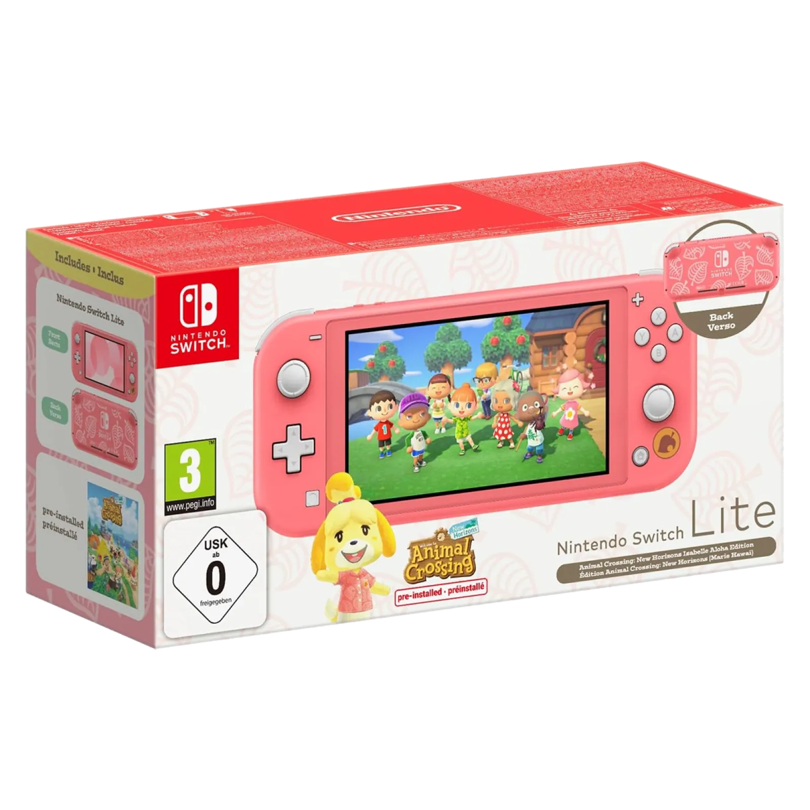 Nintendo Switch Lite - Animal Crossing Edition, Compact & Portable Gaming Console thumbnail 13