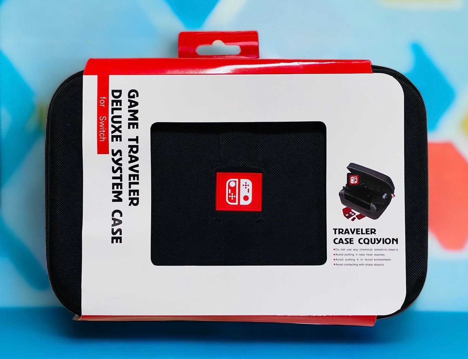 NINTENDO SWITCH GAME TRAVELER DELUXE SYSTEM CASE BLACK thumbnail 5