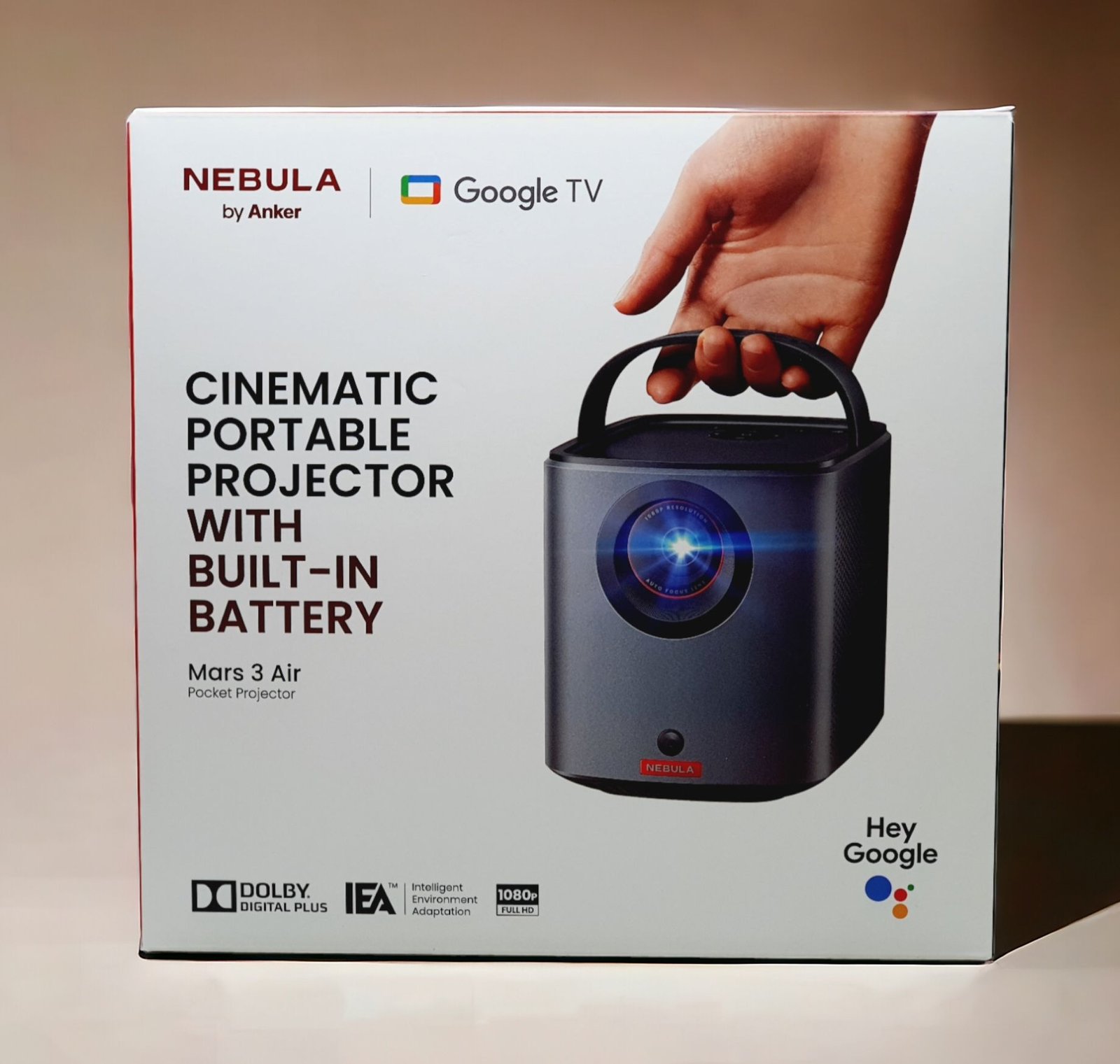 Experience Portable Entertainment with the Anker Nebula Mars 3 Air Pocket Projector in Black - D2325211 thumbnail 13