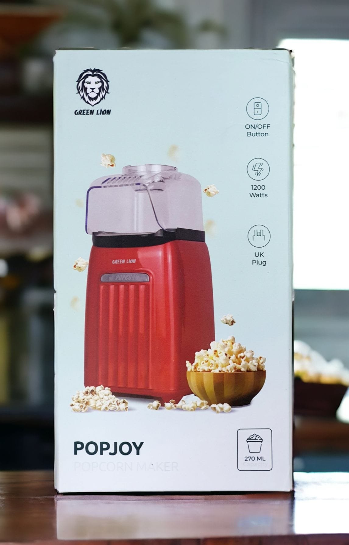 GREEN LION POP JOY POP CORN MAKER RED GNPOPGYPNRD thumbnail 5