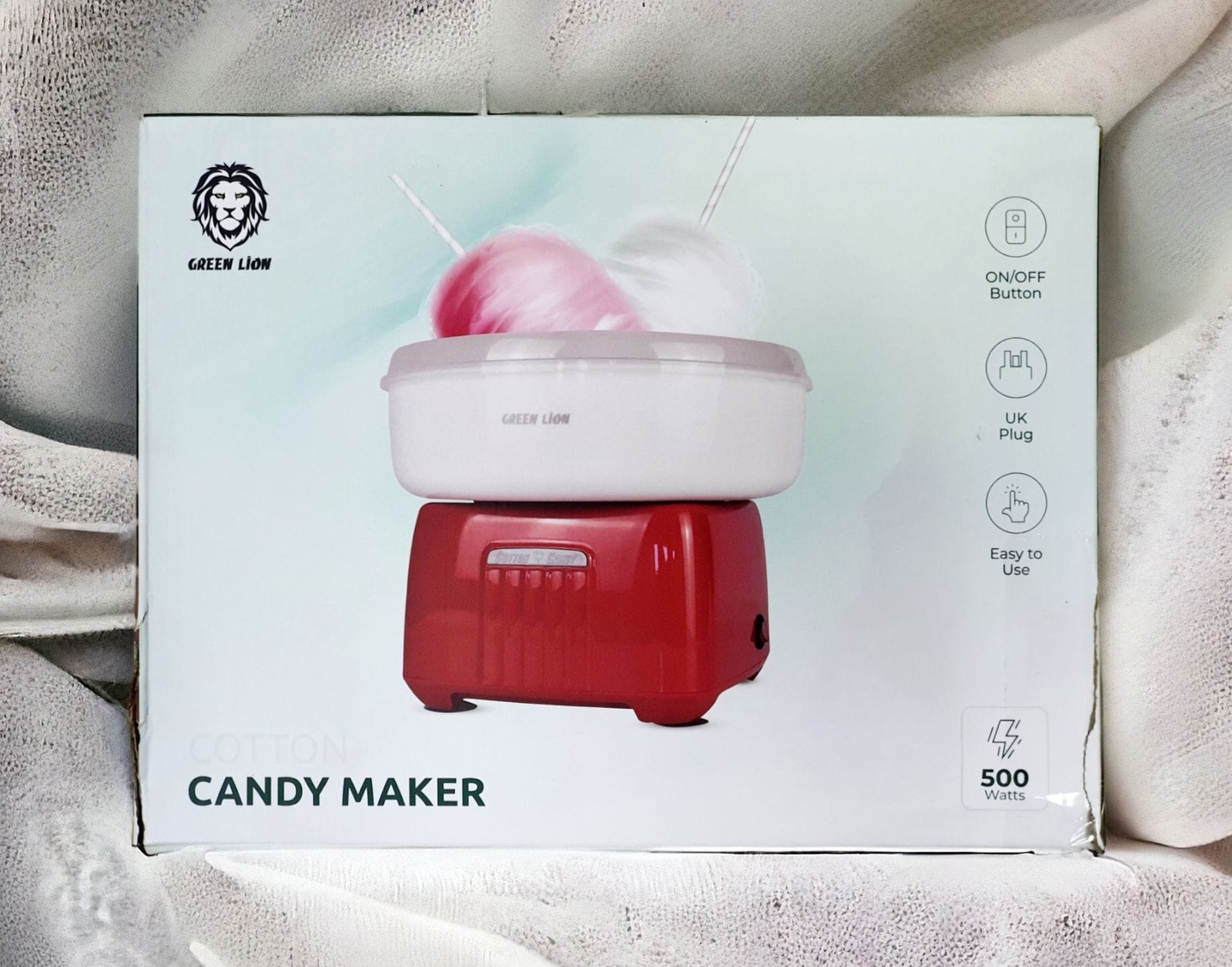 GREEN LION COTTON CANDY MAKER WHITE GNCTNCDYWHRD thumbnail 4