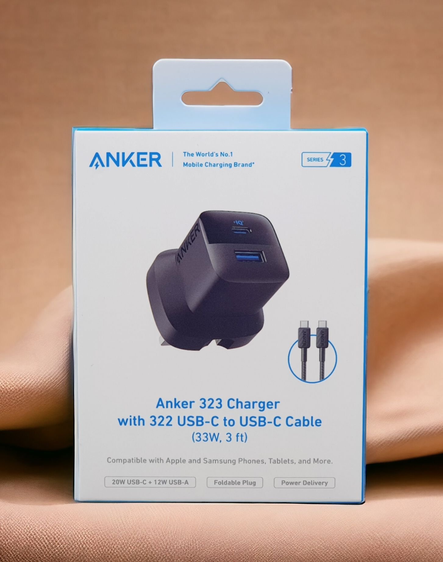 Anker 323 Charger with 322 USB-C to USB-C Cable 3 ft Black B2331K11 thumbnail 15