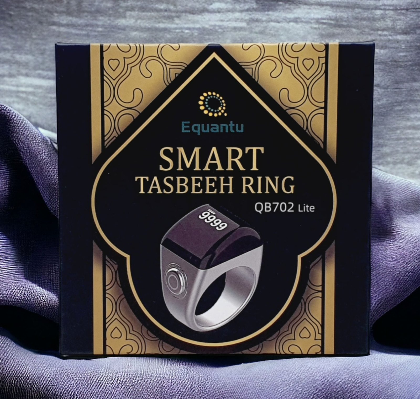 SMART TASBEEH RING 1 SILVER QB702 LITE thumbnail 3