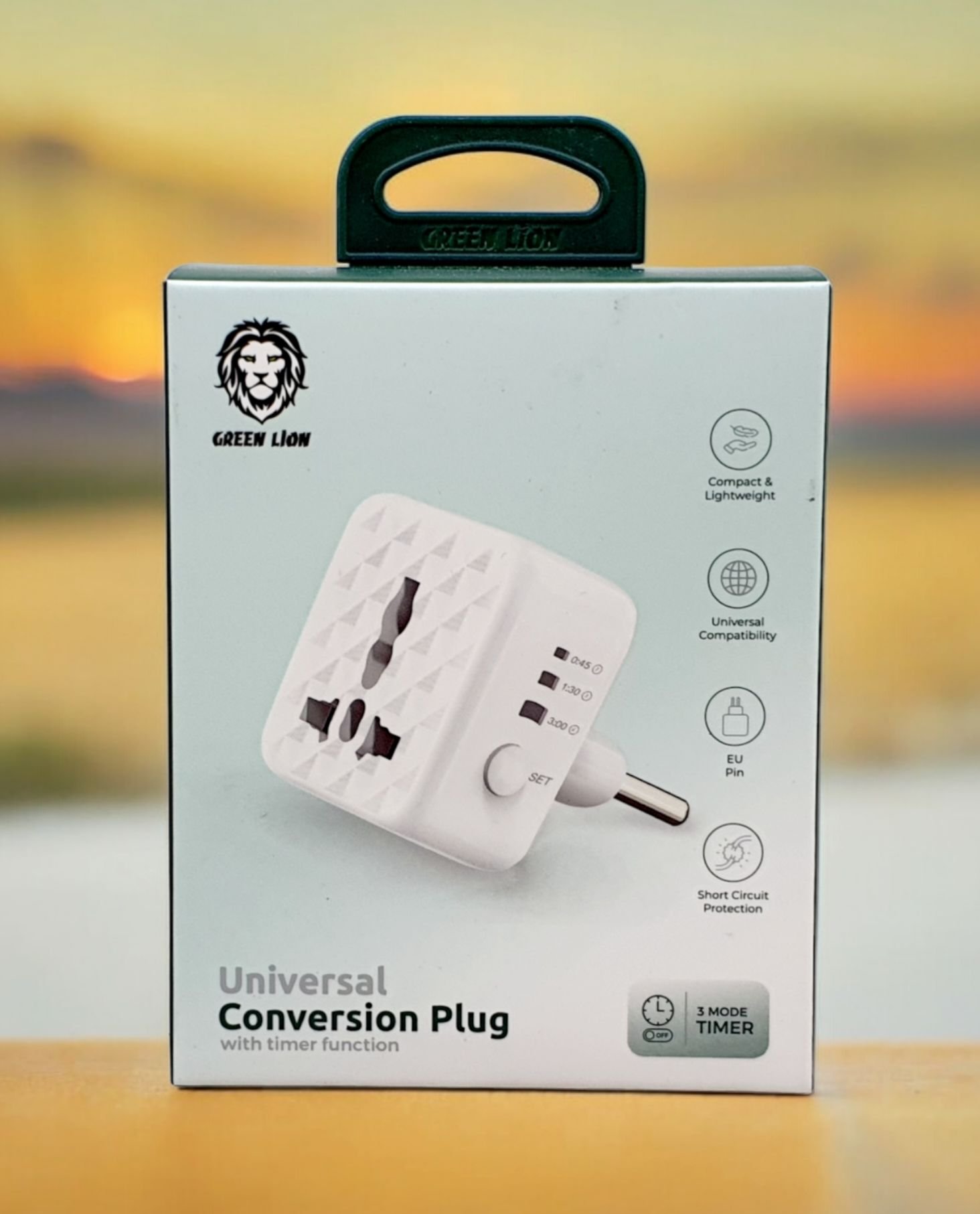 Green Lion Universal Adapter in White - GNUCONUKPLWH thumbnail 5