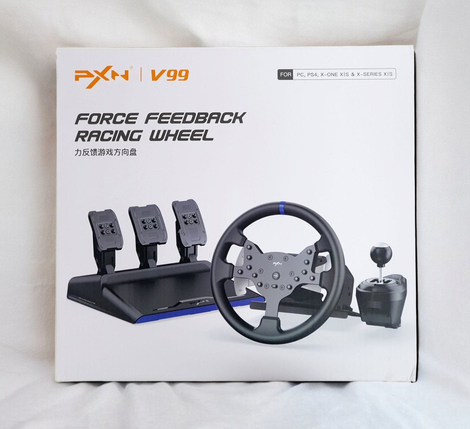 PXN-V99 Racing Wheel for PC/Xbox One/Xbox Series/PS4 thumbnail 6