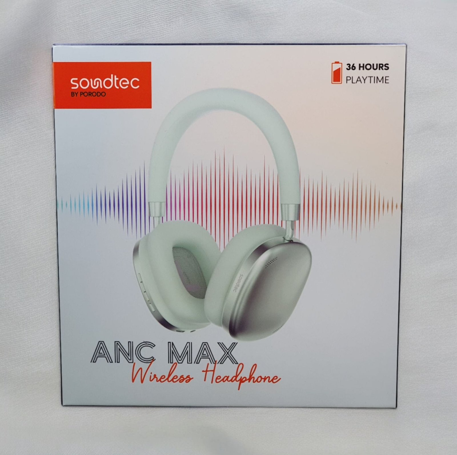 Porodo Soundtec ANC Max Wireless Headphone Green PD-STWLEP023-GN thumbnail 7