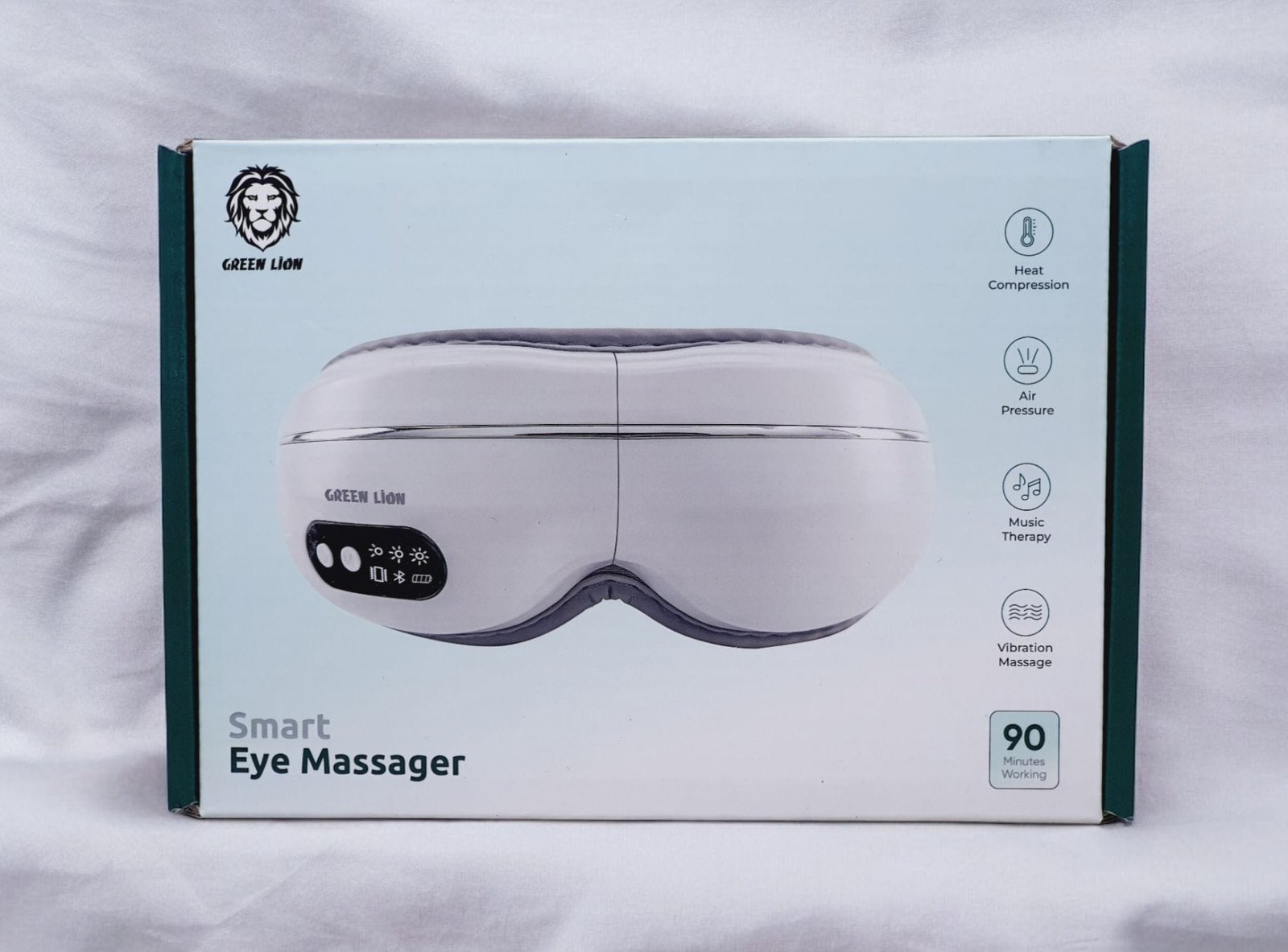 Green Lion Smart Eye Massager in White : Revitalize thumbnail 5