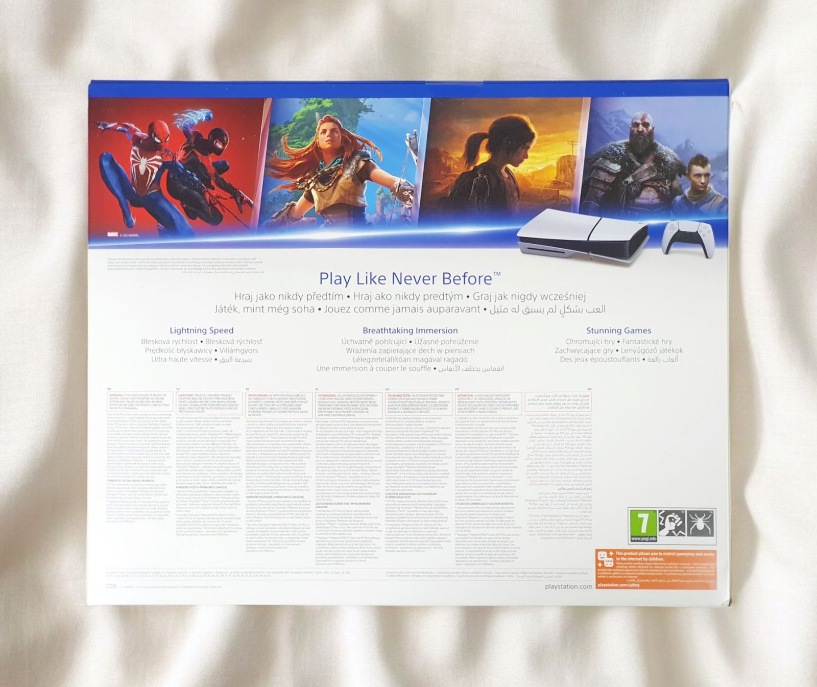 Sony PlayStation 5 Slim Console 2023 (CD Version) White : CFI-2016 thumbnail 4