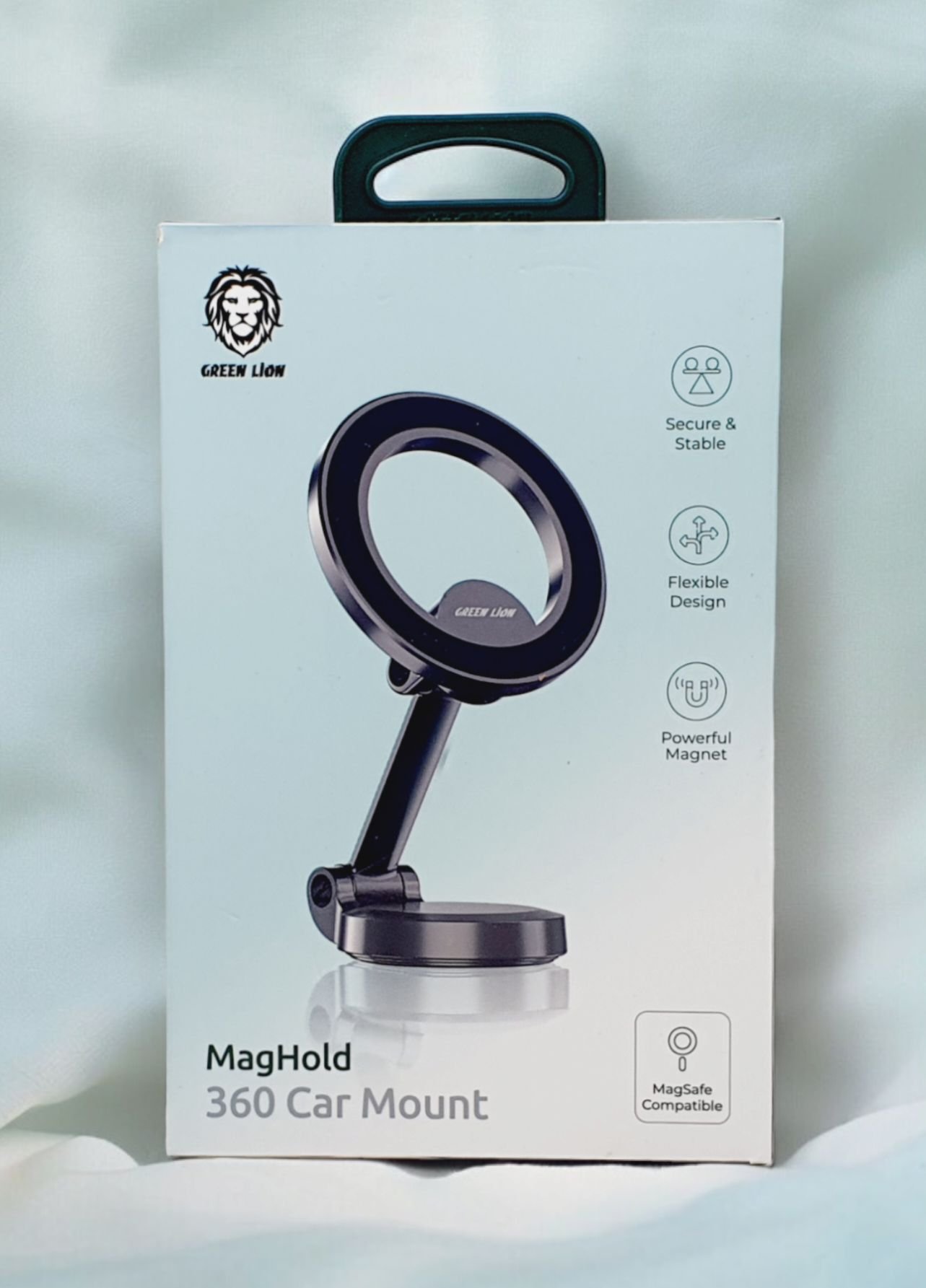 Green Lion MagHold 360 Car Mount Black GNMAGH360CMBK thumbnail 3