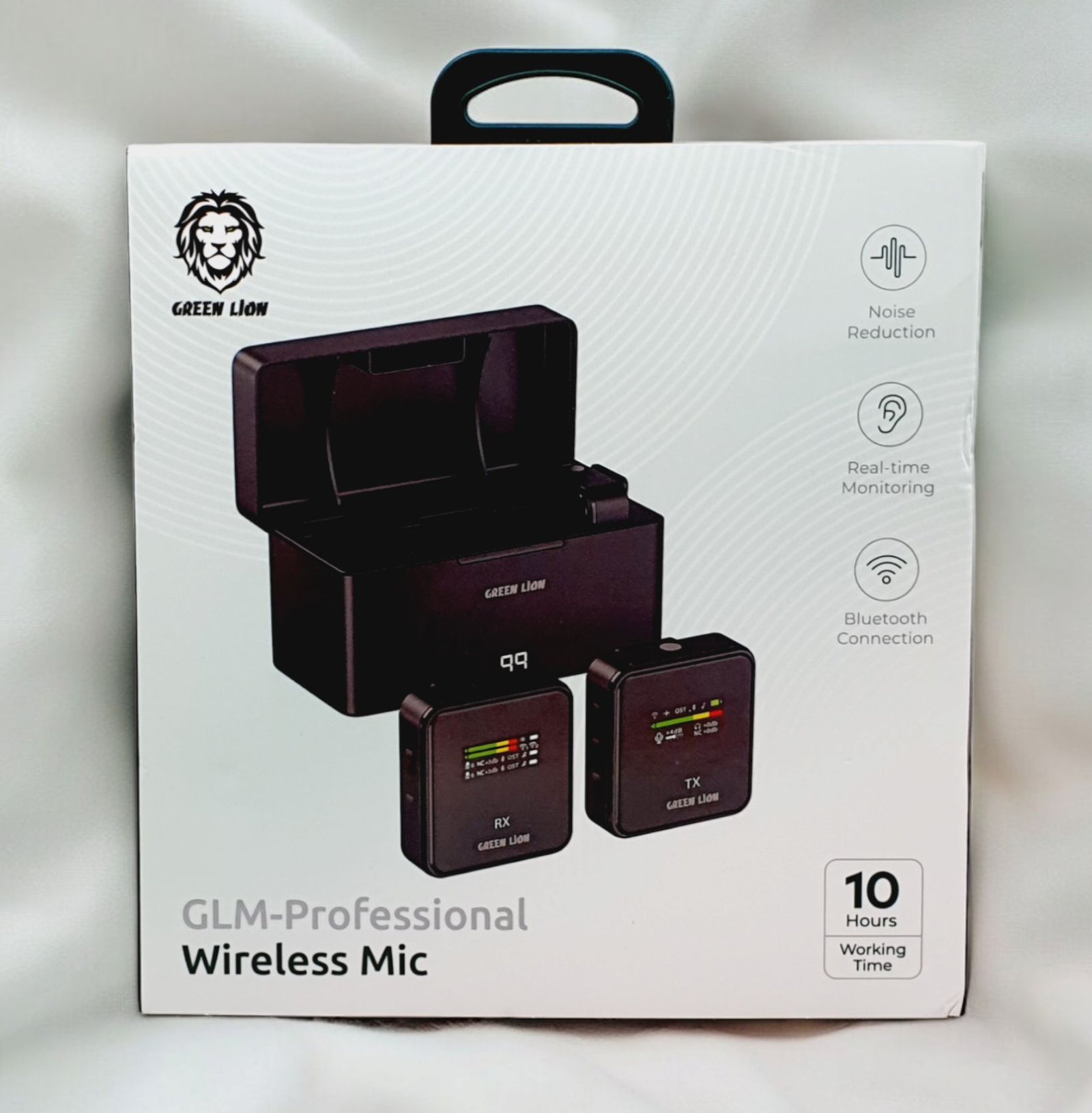 Green Lion GLM-Professional Wireless Microphone in Stylish Black - GNPGLMWMICBK thumbnail 4