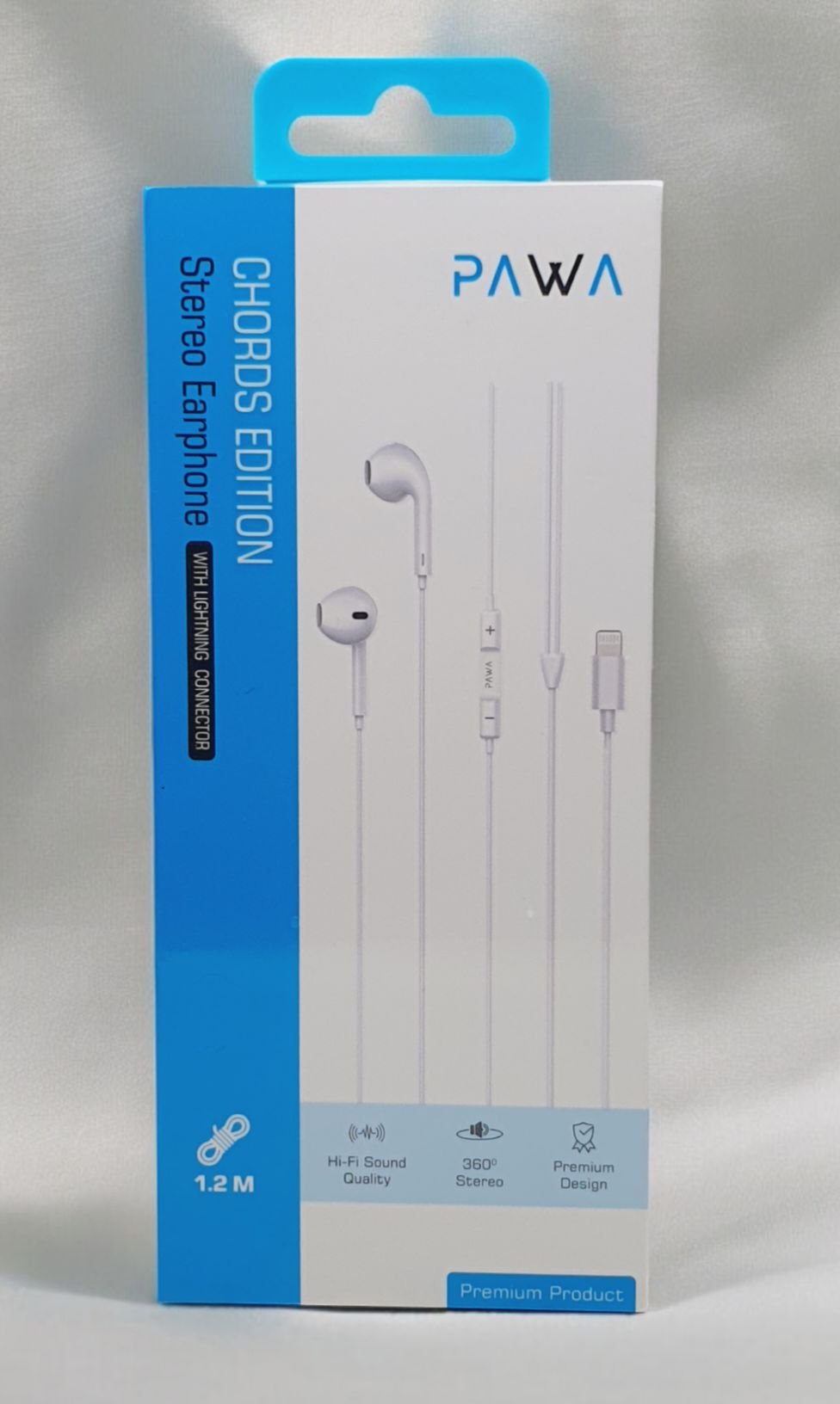 Pawa Chords Editions Stereo Earphone with Lightning Connector 3.5mm White PW-LTEP20 thumbnail 5
