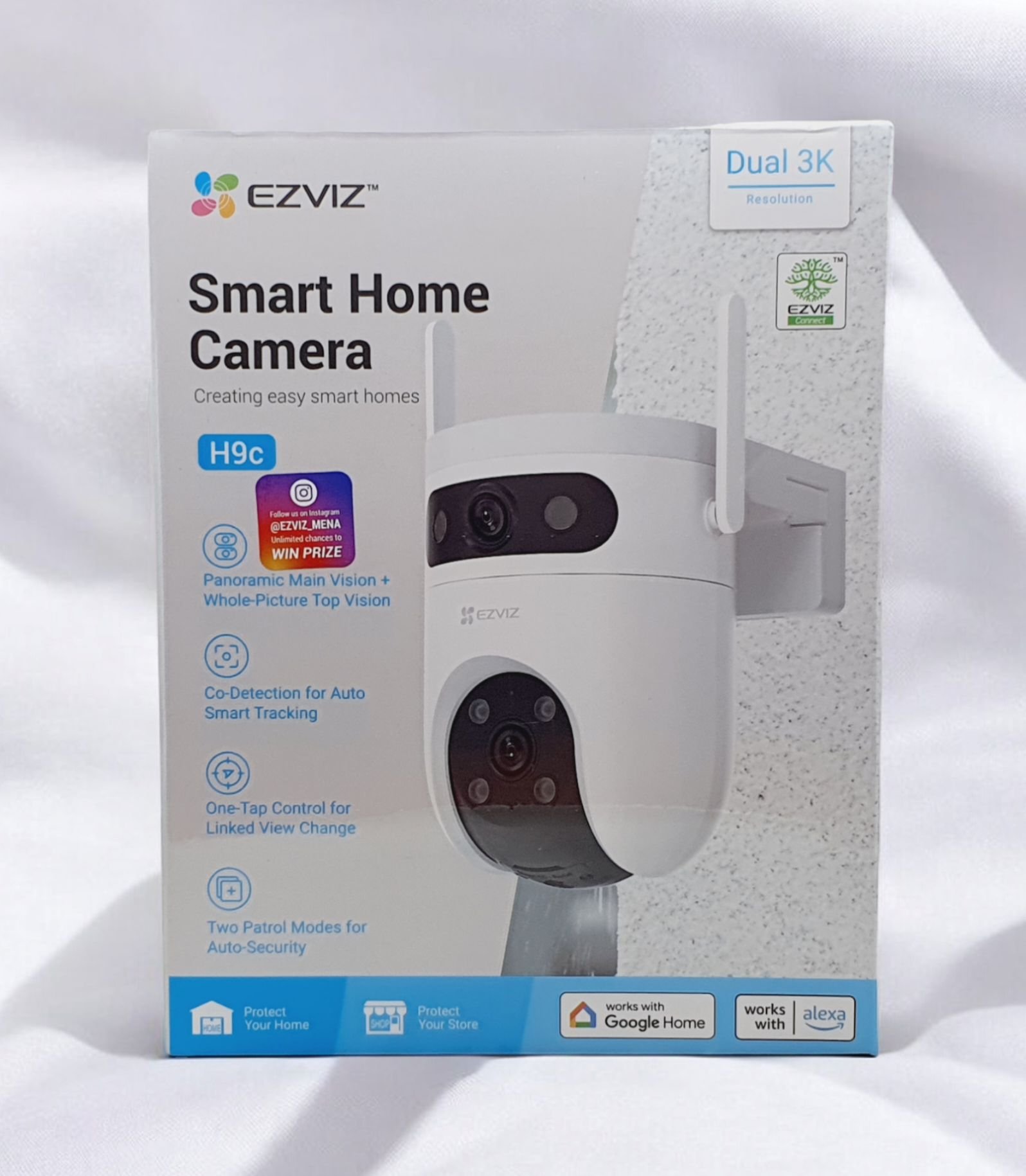 EZVIZ H9C Smart Home Camera - Dual-Lens, 3K+ Resolution, AI Tracking thumbnail 8
