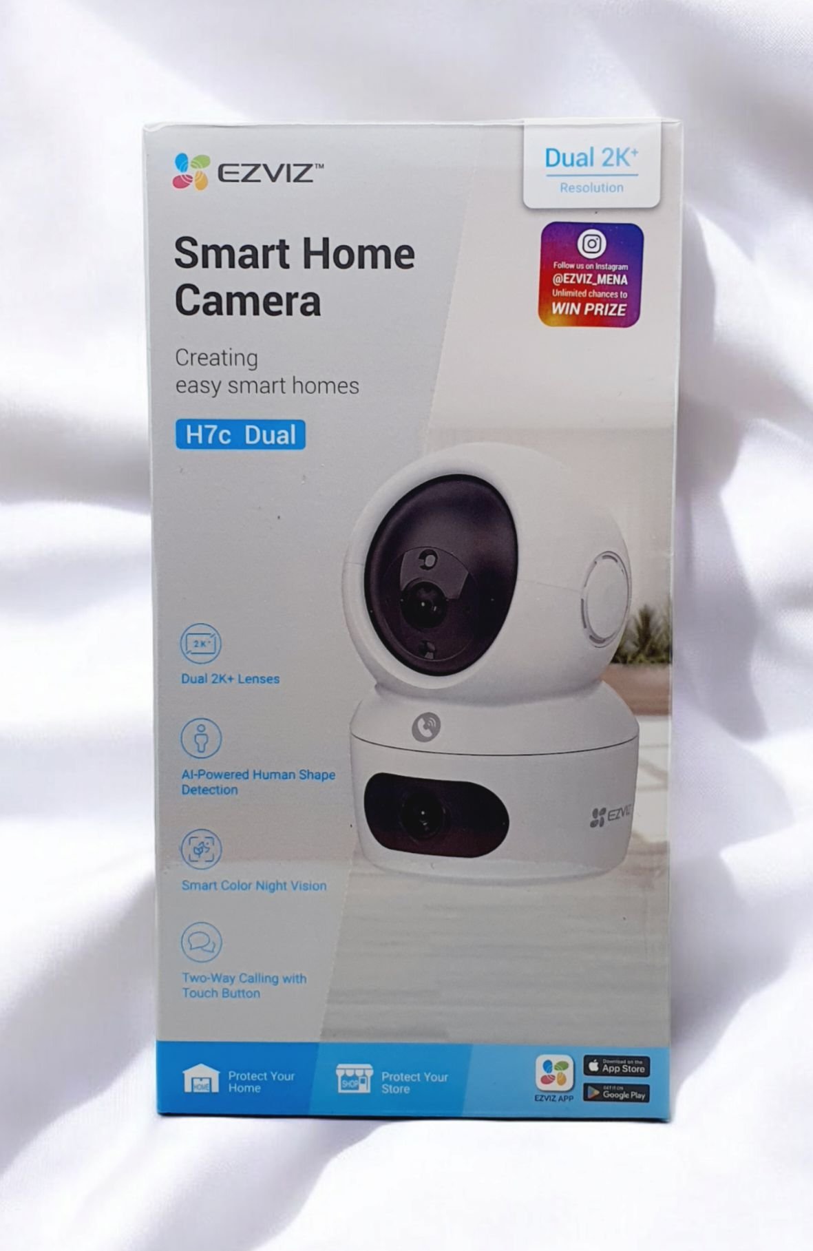 EZVIZ H7C Smart Home Camera - Dual-Lens, 2K+ Resolution, AI Detection, Weatherproof thumbnail 5
