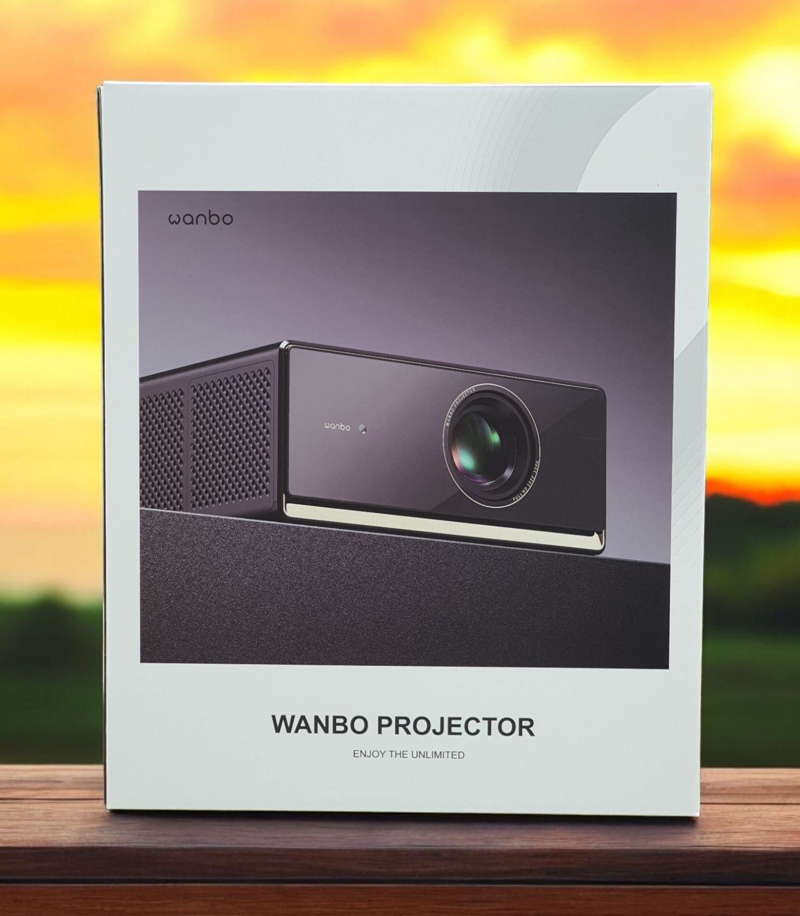WANBO X5 PRO 1100 ANSI Smart Projector with Android 11 TV Dark Blue thumbnail 9