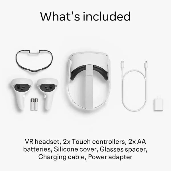 OCULUS QUEST 2 128GB GAMING CONSOLE KW49CM thumbnail 6