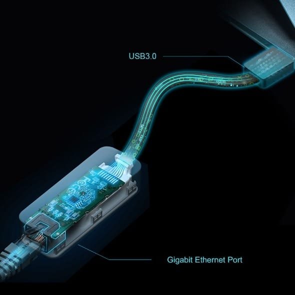 TP LINK USB 3.0 TO RJ 45 GIGABIT ETHERNET NETWORK ADAPTER UE306 thumbnail 11