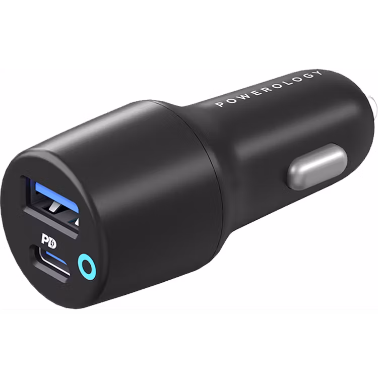 POWEROLOGY 53W ULTRA QUICK CAR CHARGER PD 35W WITH TYPE C TO TYPE C CABLE 0.9M PCCSR005-C thumbnail 6