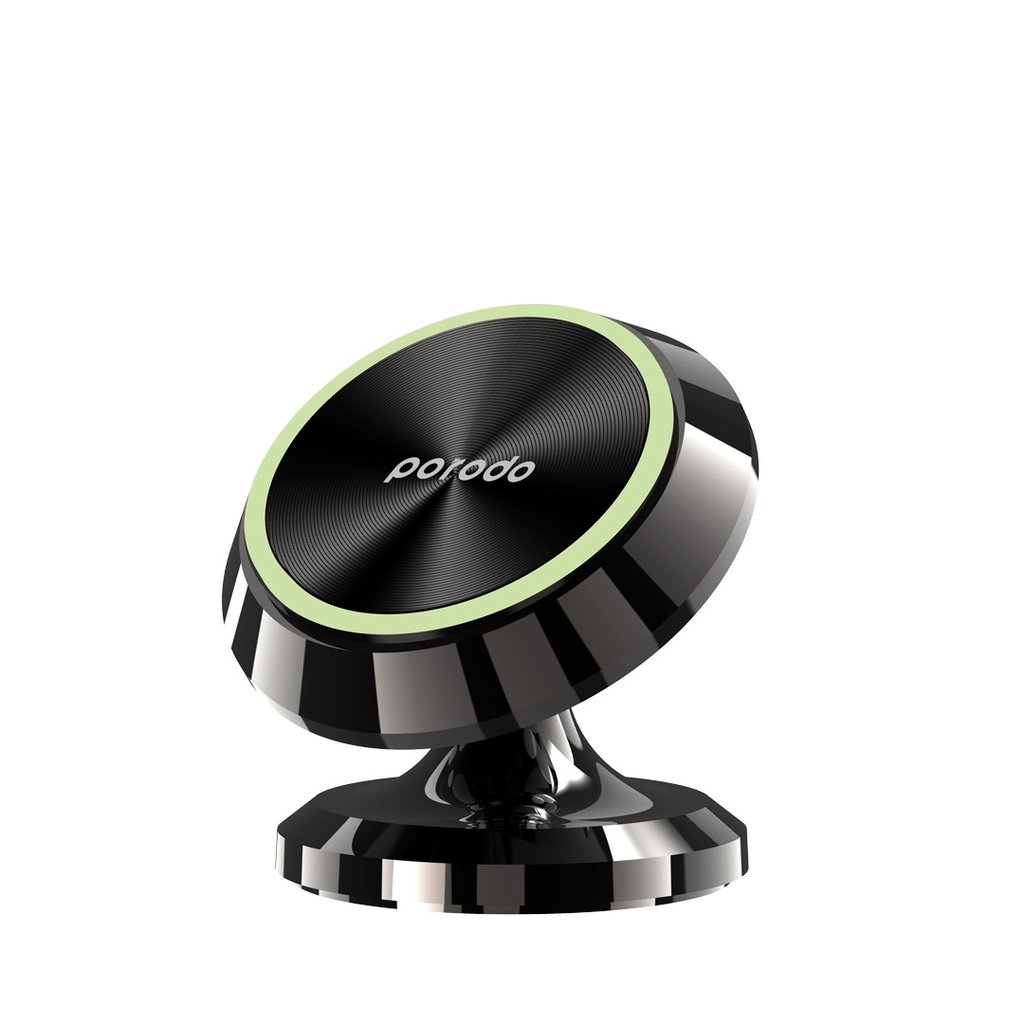 Porodo 360° Swivel Magnetic Car Mount - Black (PD-3CDMGCR-BK), Universal Phone Holder thumbnail 5