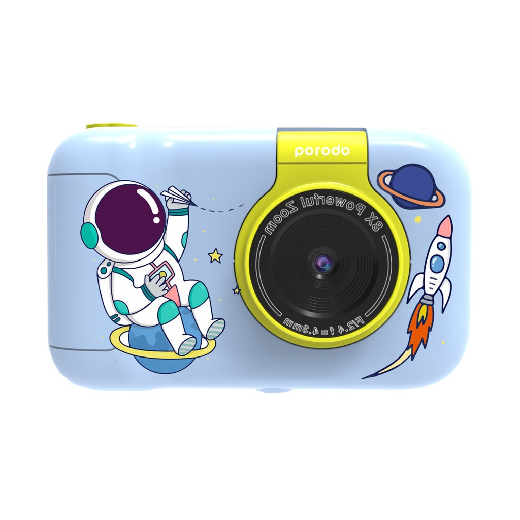PORODO KIDS FLIP DIGITAL CAMERA WITH TRIPOD STAND BLUE PD-LFST014-BU thumbnail 11