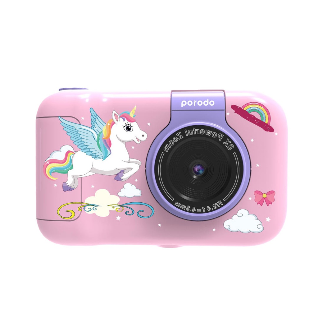 PORODO KIDS FLIP DIGITAL CAMERA WITH TRIPOD STAND PINK PD-LFST014-PINK thumbnail 9