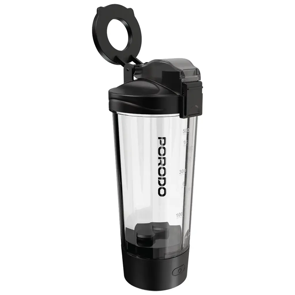 PORODO LIFESTYLE GRIP & MIX PROTEIN SHAKER BOTTLE BLACK PDFFX396FQ thumbnail 5