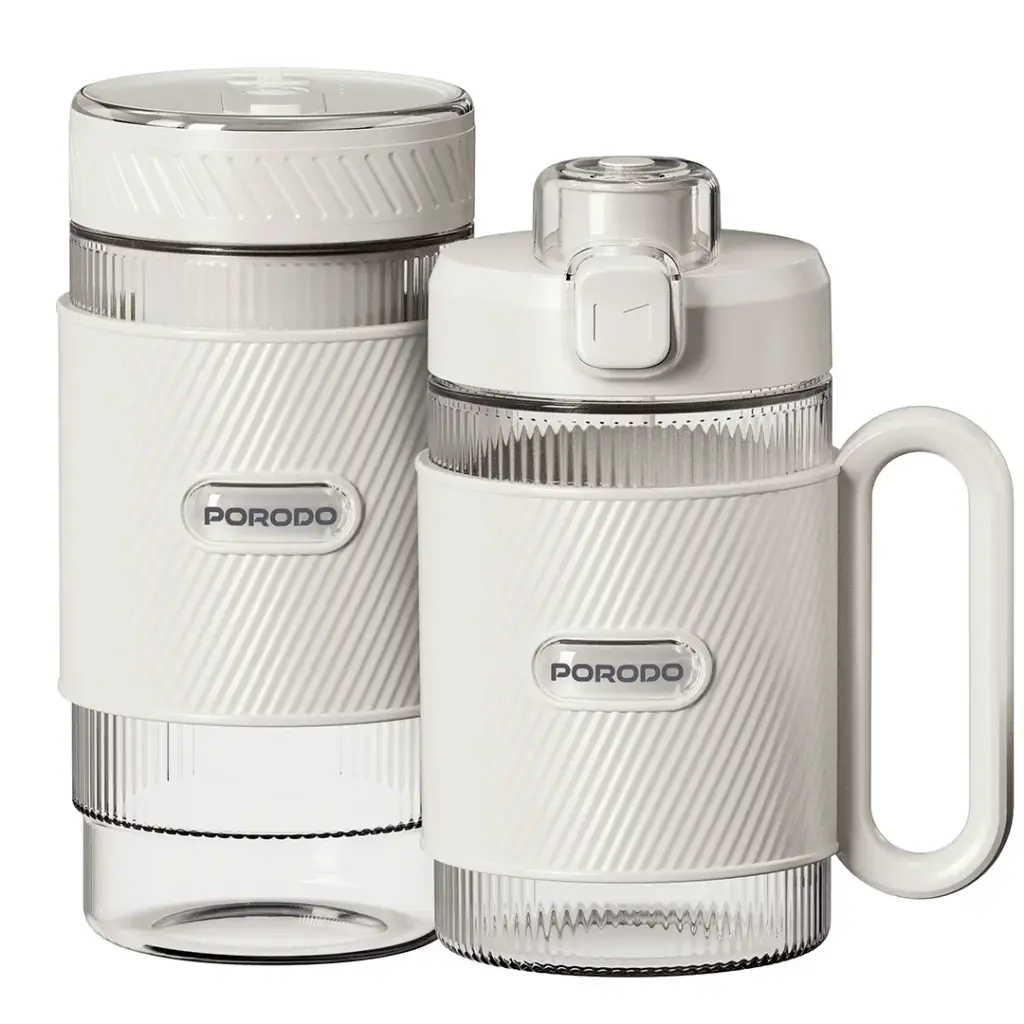 PORODO LIFESTYLE PORTABLE DUAL CUP SMOOTHIE BLENDER WHITE PDGCZ0710WH thumbnail 5
