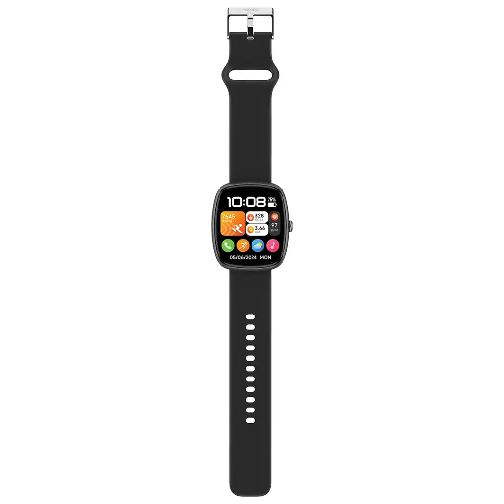 PORODO RONY 1.83 SPORT SMART WATCH BLACK PDT69BK thumbnail 6