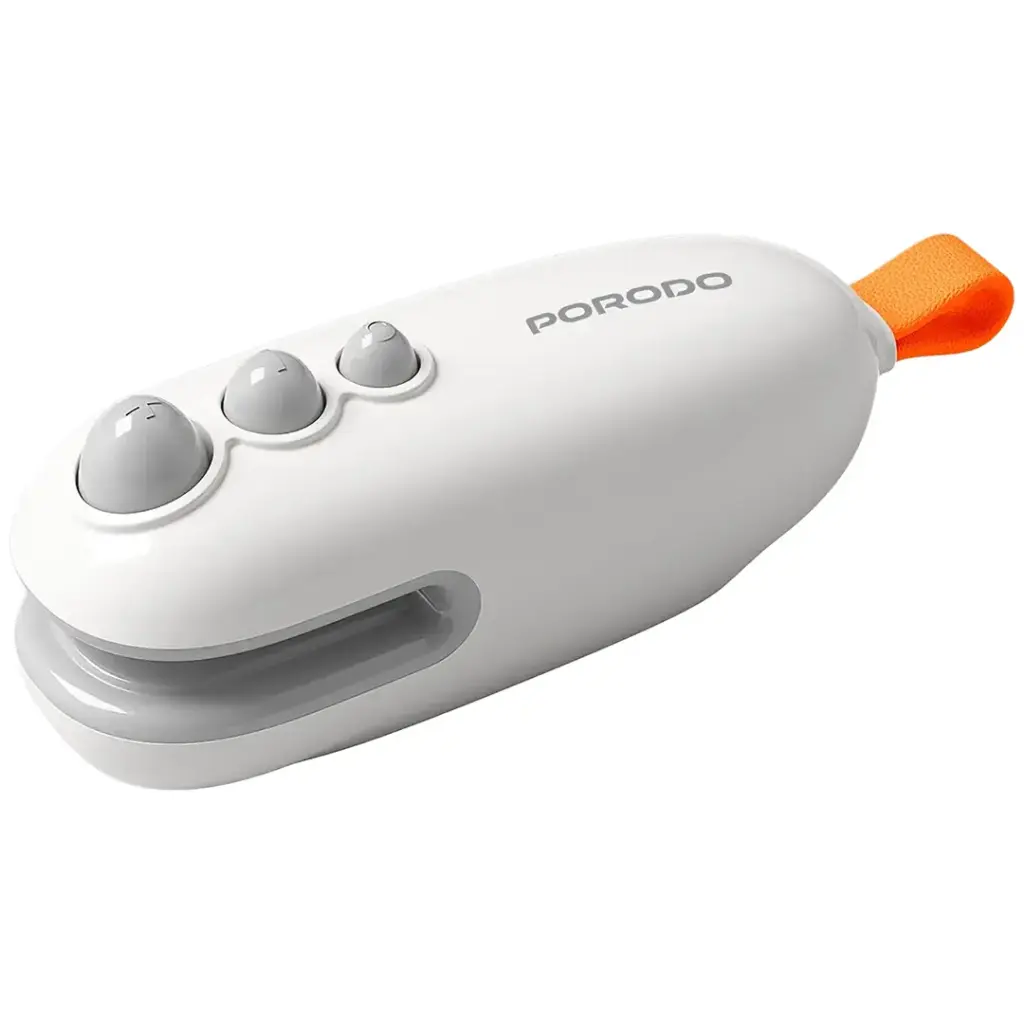 PORODO LIFESTYLE 2 IN 1 MAGNETIC MINI SEALER  CUTTER WITH RECHARGEABLE BATTERY WHITE PDWS105WH thumbnail 6