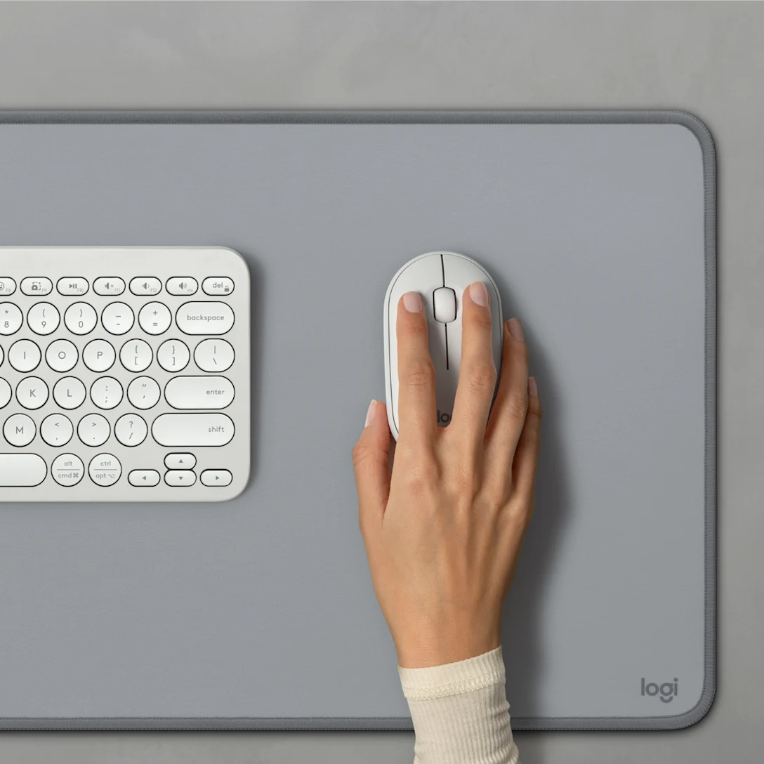 LOGITECH PEBBLE WIRELESS MOUSE WHITE 910-005541 thumbnail 6