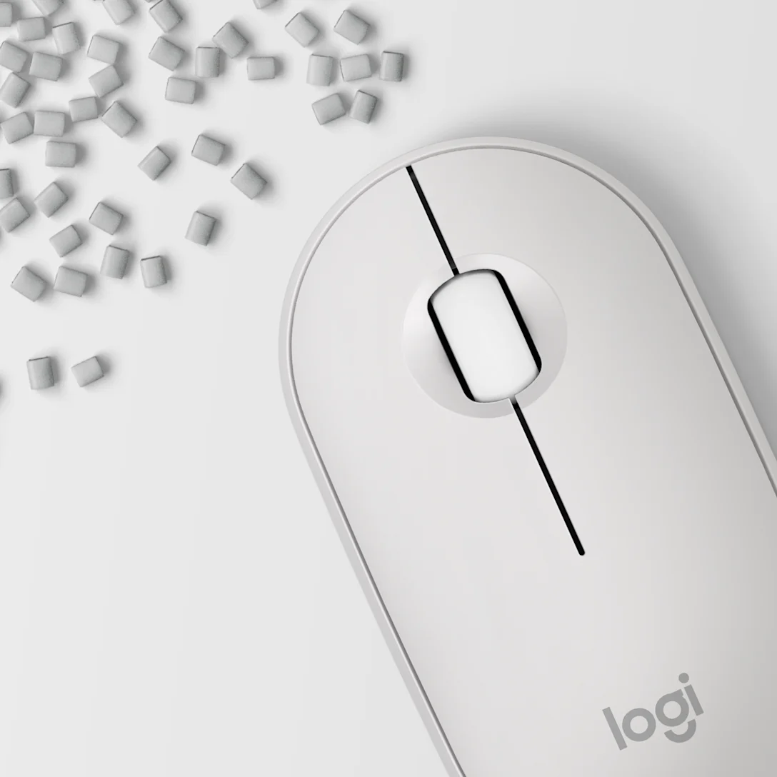 LOGITECH PEBBLE WIRELESS MOUSE WHITE 910-005541 thumbnail 8
