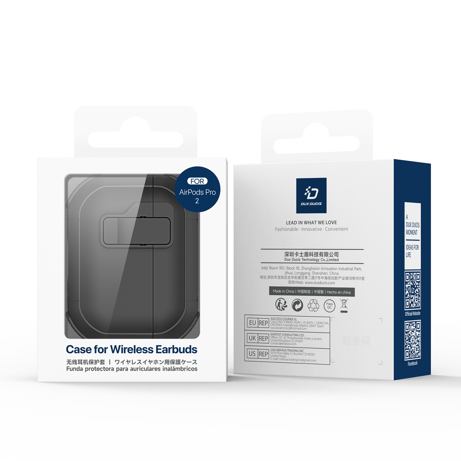 DUXDUCIS AIRPODS 4 PECP SERIES CASE BLACK PECP0001 thumbnail 3