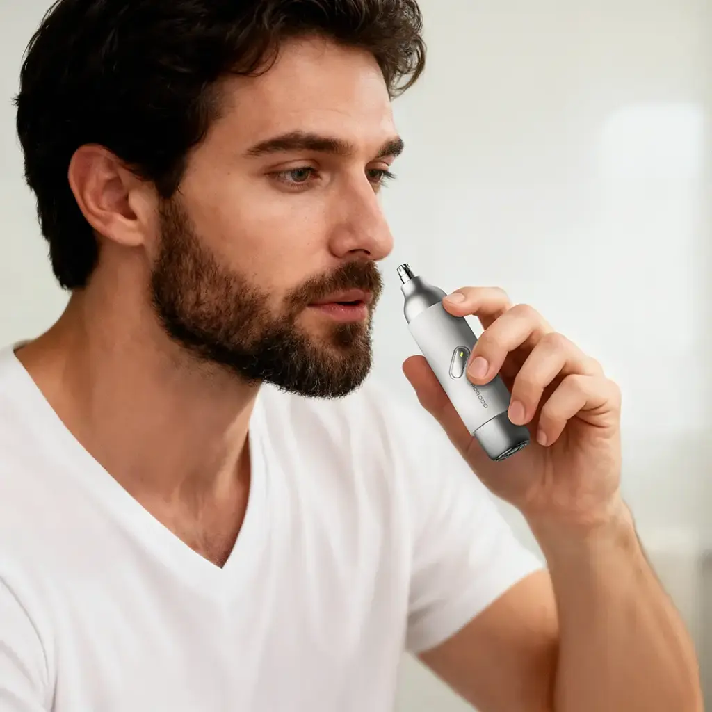 PORODO 2 IN 1 MULTIFUNCTIONAL ELECTRIC SHAVER WITH USB C CHARGING WHITE PDK007WH thumbnail 6