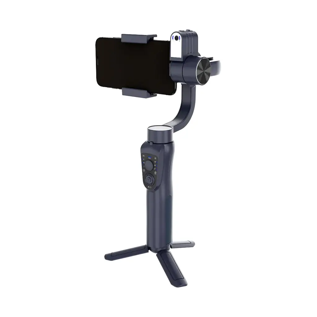PORODO 3 AXIS AI TRACKER AND LIGHT GIMBLE STABILIZER BLACK LFS035 PD-LFS035-BK thumbnail 4