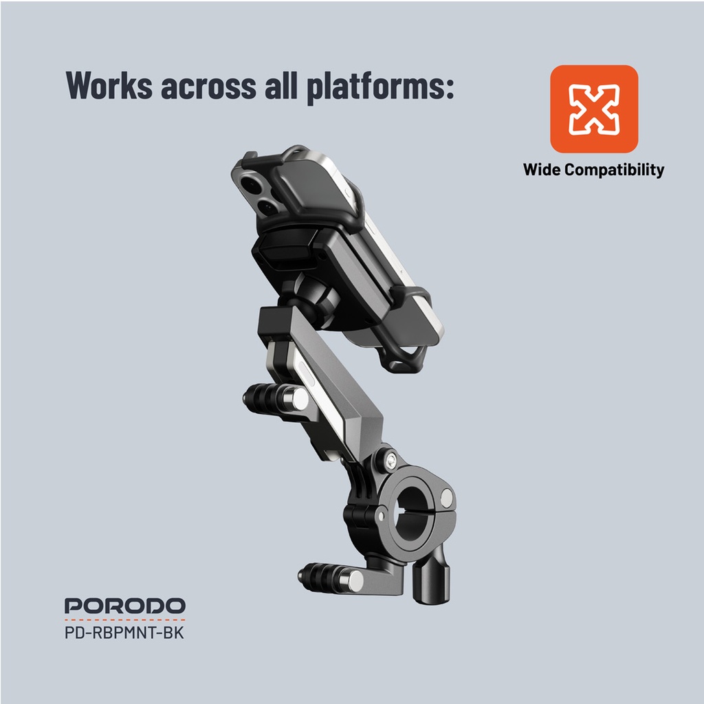 PORODO SHOCK-ABSORPTION BICYCLE MOUNT PD-RBPMNT-BK thumbnail 10