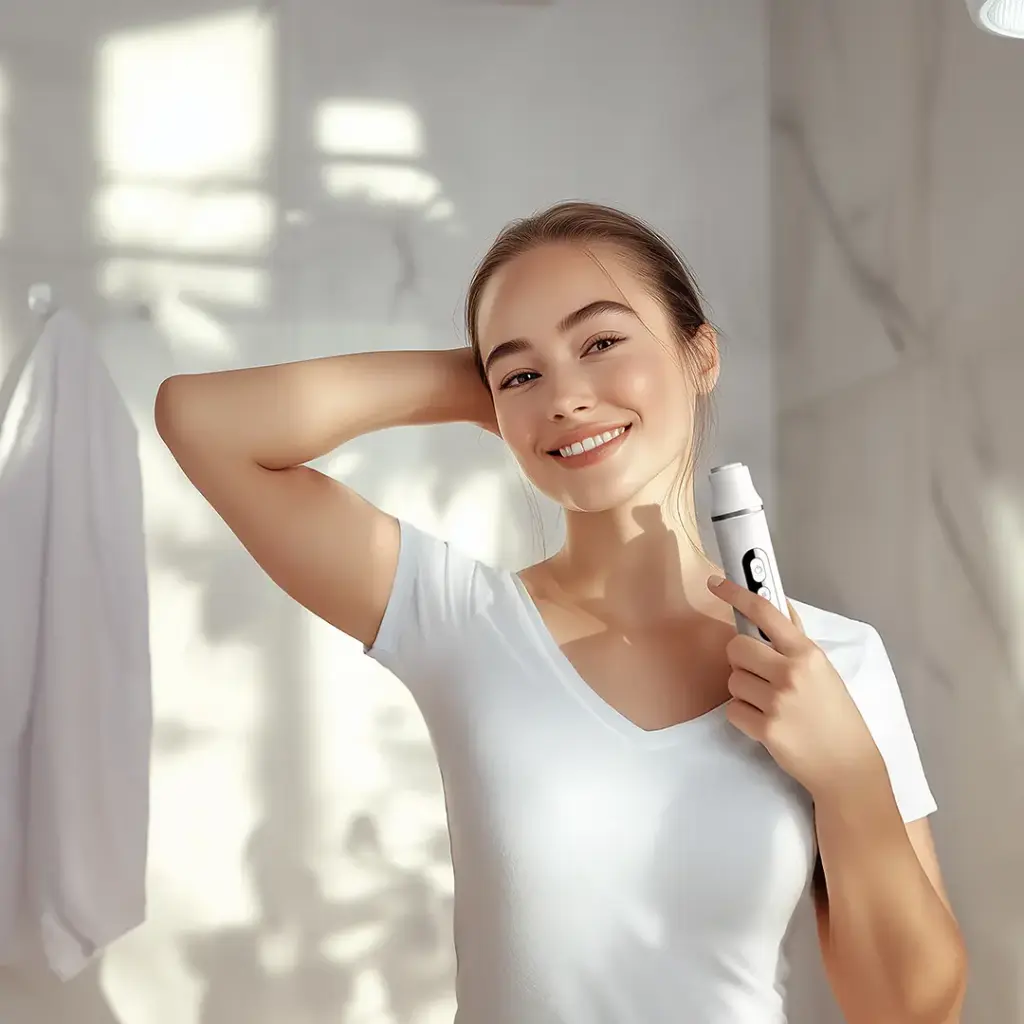 PORODO 4 IN 1 FACE  BODY ELECTRIC TRIMMER SMART LED DISPLAY WHITE PDLFST2511WH thumbnail 15