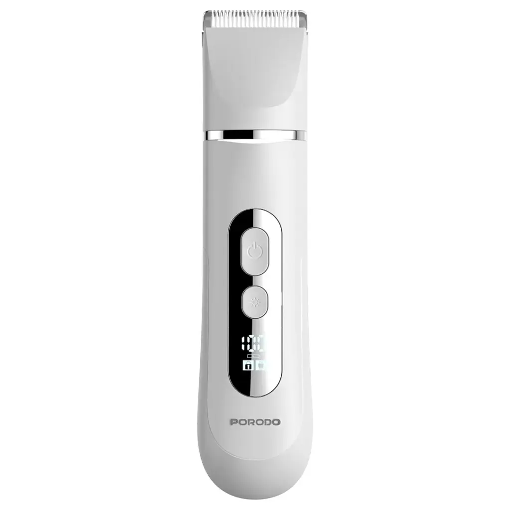 PORODO 4 IN 1 FACE  BODY ELECTRIC TRIMMER SMART LED DISPLAY WHITE PDLFST2511WH thumbnail 9