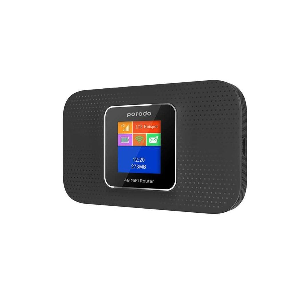 PORODO 4G LTE 3G PORTABLE HIGH SPEED ROUTER PD-PRT4GR-BK thumbnail 7