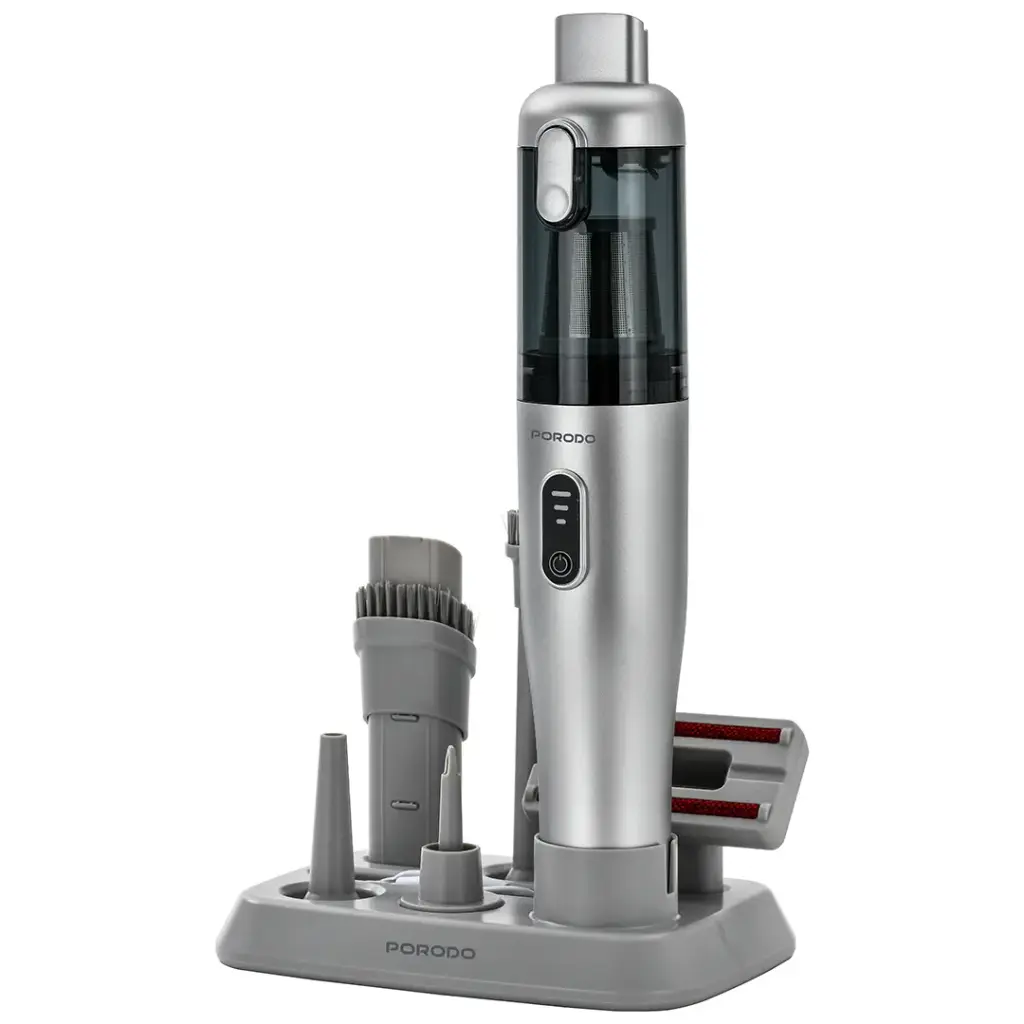 PORODO 9 IN 1 BLOWER AND VACUUM CLEANER 2000MAH WITH WASHABLE HEPA FILTER GRAY PD097GY thumbnail 11