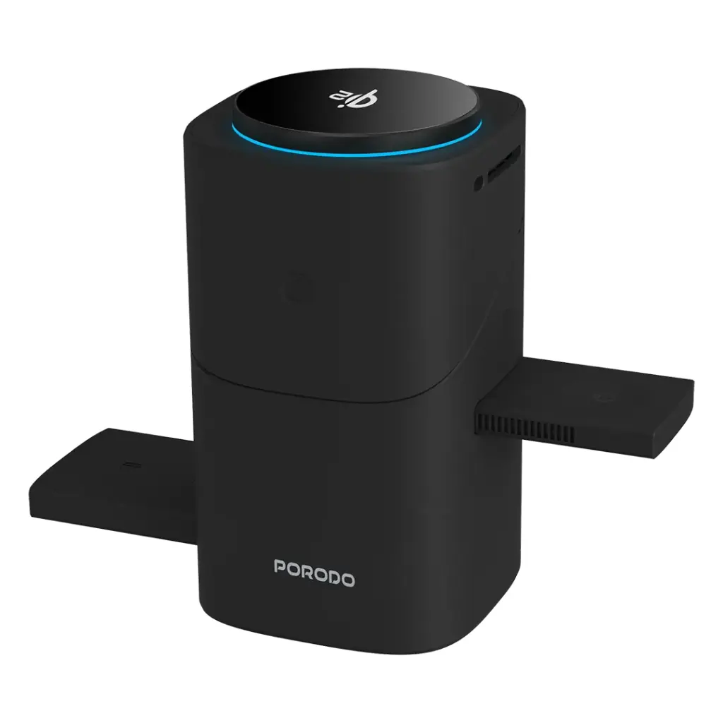 PORODO AUTO ROTATE SLIDE QI2 MAGSAFE CHARGING BLACK PD-FWCH043-BK thumbnail 5