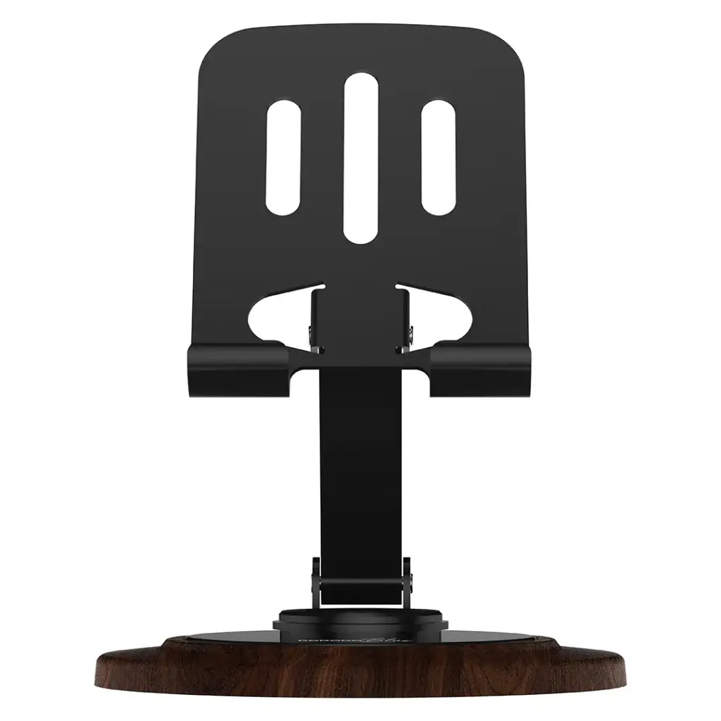 PORODO BLUE DESKTOP PHONE HOLDER 360 ROTATING BASE BLACK PBW15BK thumbnail 4