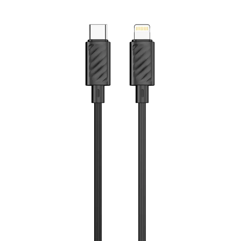 PORODO BLUE DULA PORT 30W CAR CHARGER WITH USB C TO LIGHTNING CABLE BLACK PB-FWCH037-BK-L thumbnail 4