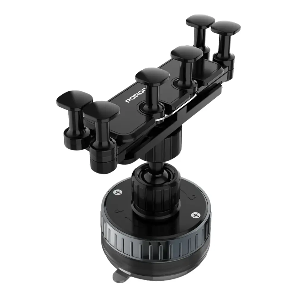 PORODO BLUE UNIVERSAL PHONE MOUNT VACUUM SUCTION BLACK PB-HSM33-BK thumbnail 7