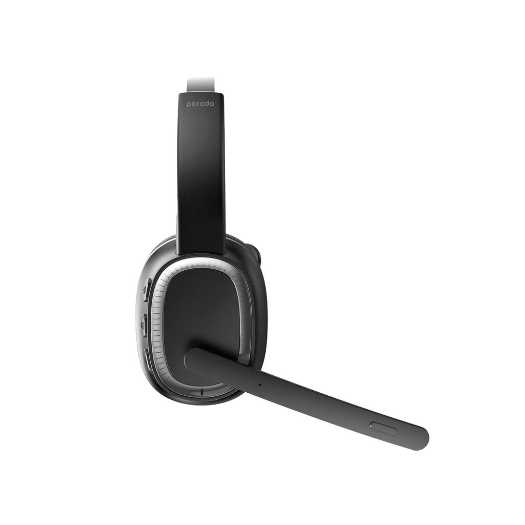 PORODO ENC WIRELESS WORK HEADPHONE BLACK PD-MHDMP-BK thumbnail 6