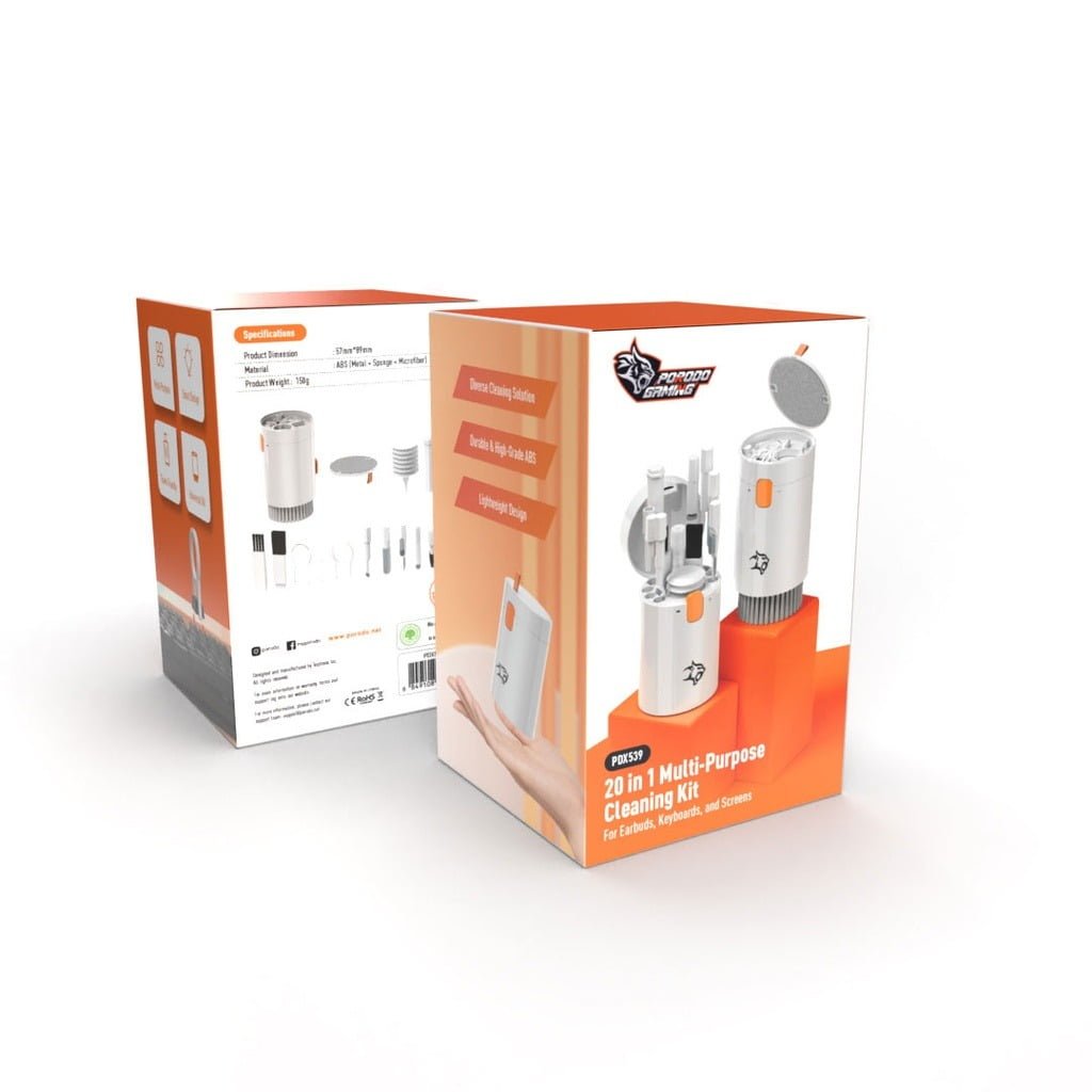 PORODO GAMING 20 IN 1 CLEANING KIT WHITE PDX539 thumbnail 6