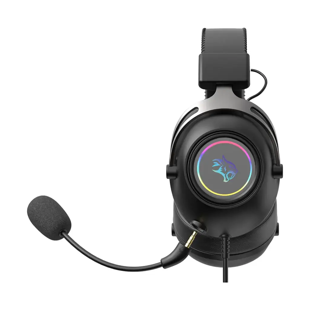 PORODO GAMING INFINITY MIRROR RGB GAMING HEADSET BLACK PDXSTGHS759BK thumbnail 4