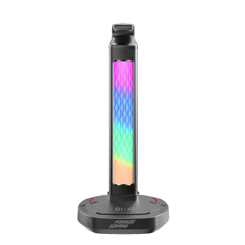 PORODO GAMING WIRELESS CHARGING AND USB C HEADPHONE STAND PDX527 thumbnail 6