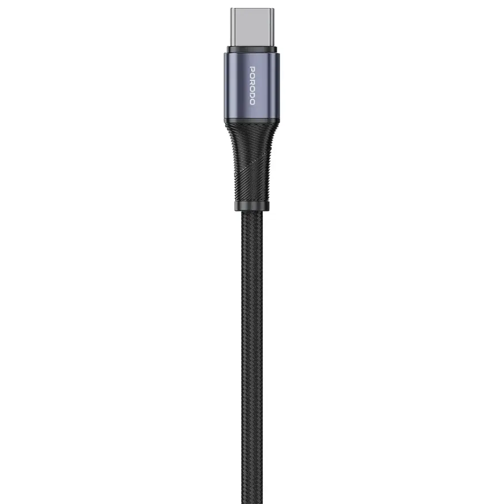 PORODO GAN 100W MULTI PORT WALL CHARGER TYPE C TO TYPE C CABLE BLACK PDFWCH073CBK thumbnail 7