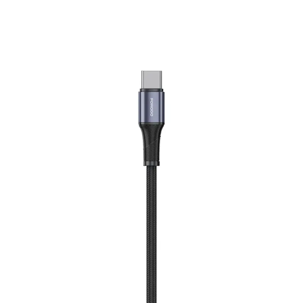 PORODO GAN 100W MULTI PORT WALL CHARGER TYPE C TO TYPE C CABLE BLACK PDFWCH073CBK thumbnail 8
