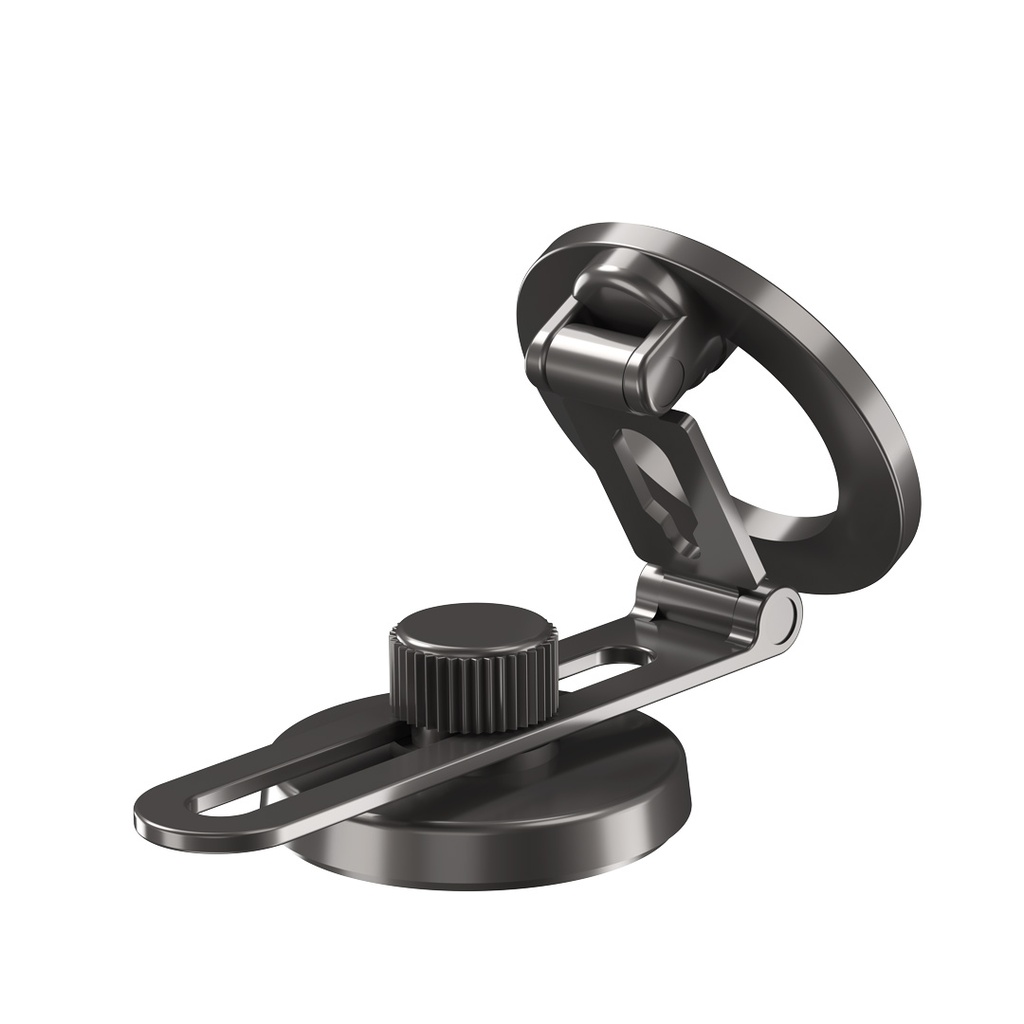 PORODO ZINC ALLOY MAGSAFE CAR MOUNT BLACK PD-MGMDFR-BK thumbnail 4