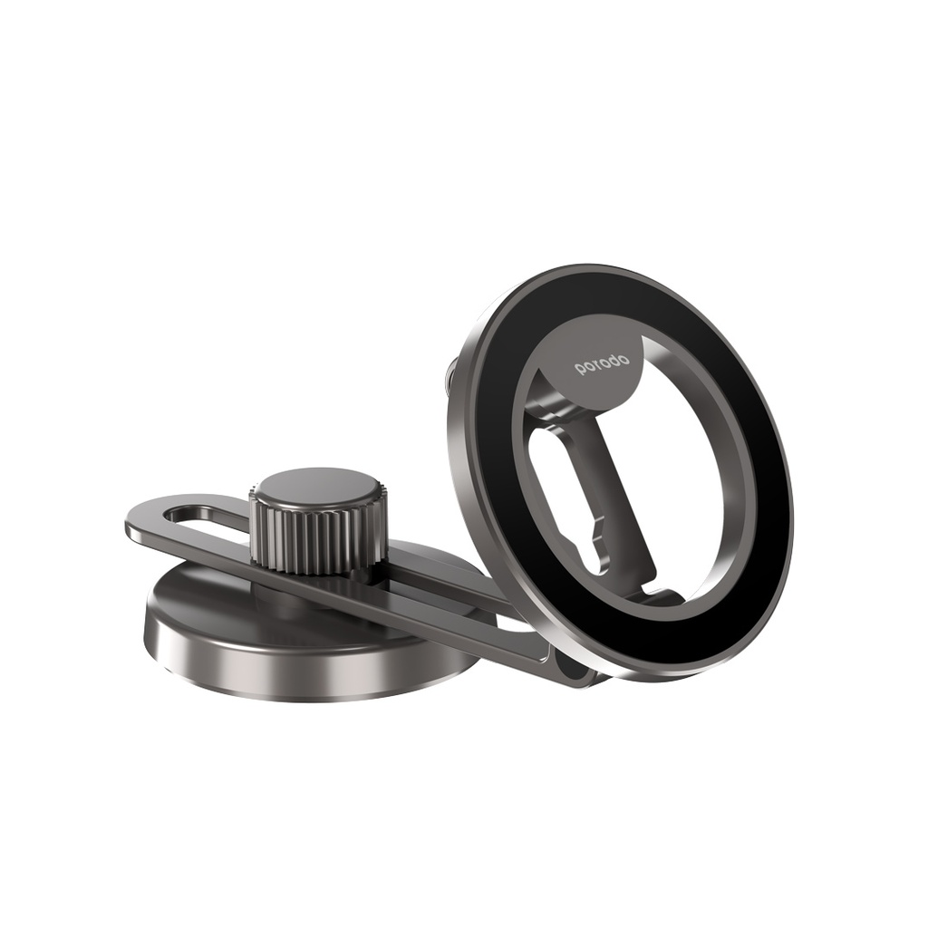 PORODO ZINC ALLOY MAGSAFE CAR MOUNT BLACK PD-MGMDFR-BK thumbnail 5